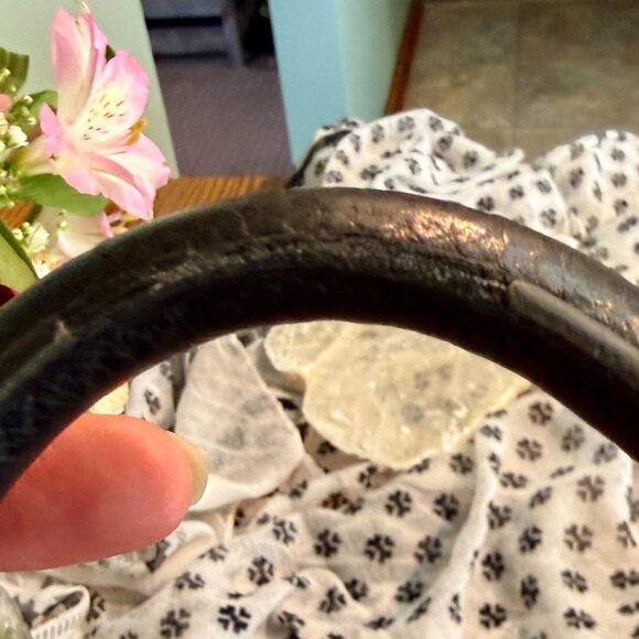 KATE SPADE Black Leather Shoulder Bag - Classic Hobo Satchel 2000s-2010s - Picture 8 of 14